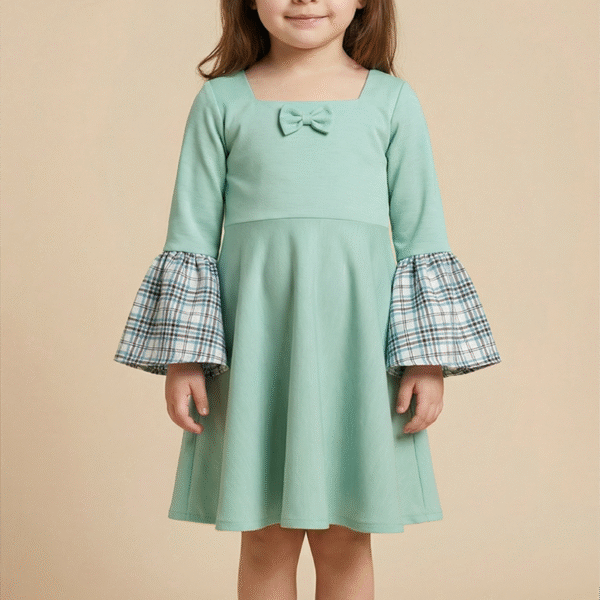 فستان خريفي قطن بيور بدون ليكرا